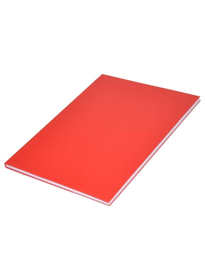 FIS PVC Cover Notebook, A4 Size(29.7x21cm), 96 sheets, Single Line Ruling, Red Color, Pack of 5 Pieces - FSNBA42QPVCRE [Unknown Binding] - Image 3